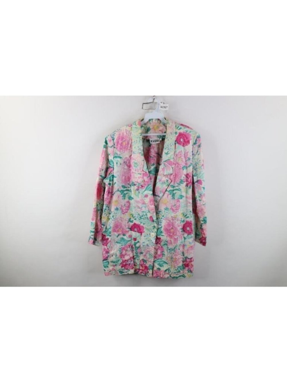 Vintage 90s Streetwear Babydoll Womens 13 Flower Floral Blazer Suit Coat Jacket